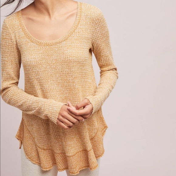 Anthropologie Wendy Waffle Knit Tunic - XS - Picture 1 of 7